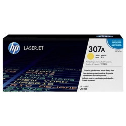 Toner Laser HP CE742A 307A Jaune - Origine certifié