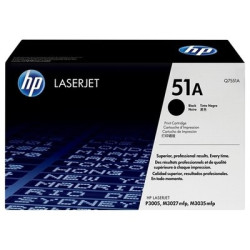 Toner Laser Origine HP 51A Noir - Référence exacte 51A