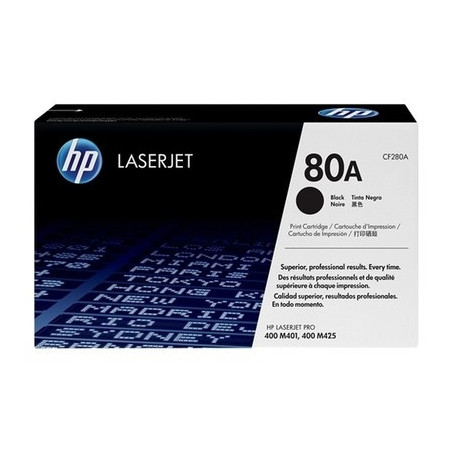 Toner Laser Original HP 80A Noir - Conforme et calibré