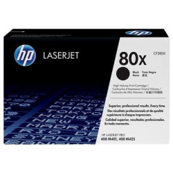 Toner laser HP 80X Noir · 6 900 pages | Origine