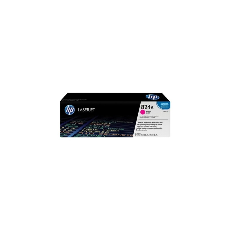 Toner Laser Origine HP H-824 Magenta - CB383A - Conforme et calibré