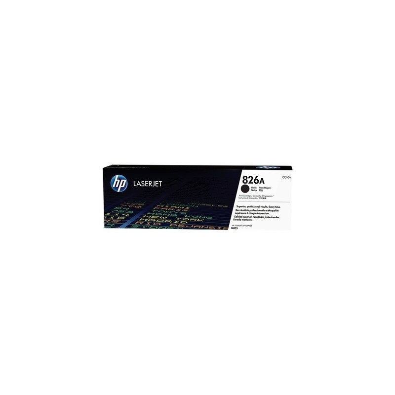 Cartouche noire Origine 826A pour imprimantes HP Enterprise M855