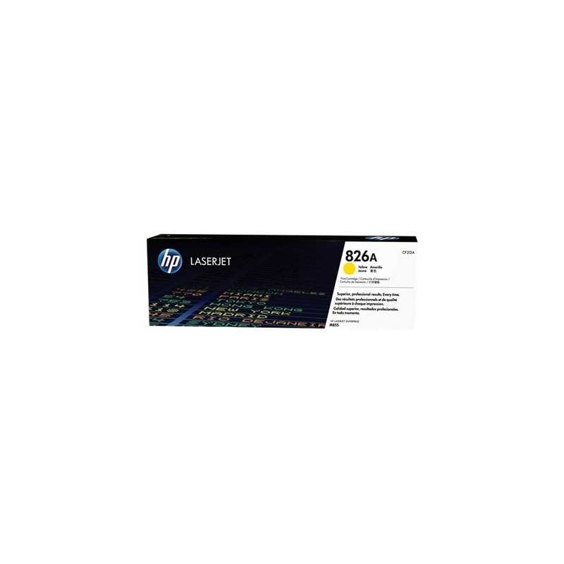 Cartouche jaune Origine 826A pour imprimantes HP Color LaserJet