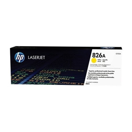Cartouche jaune Origine 826A pour imprimantes HP Color LaserJet
