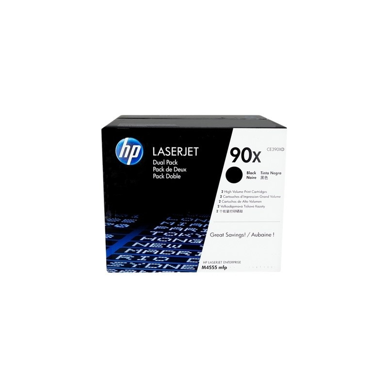 Toner laser HP 09X Noir · pack de 2