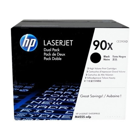 Toner laser HP 09X Noir · pack de 2