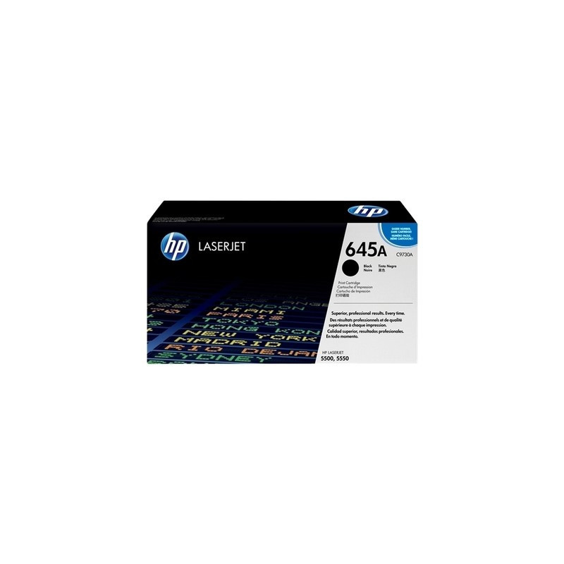 Cartouche/toner d'origine pour imprimantes HP et Canon – 645A – Noir