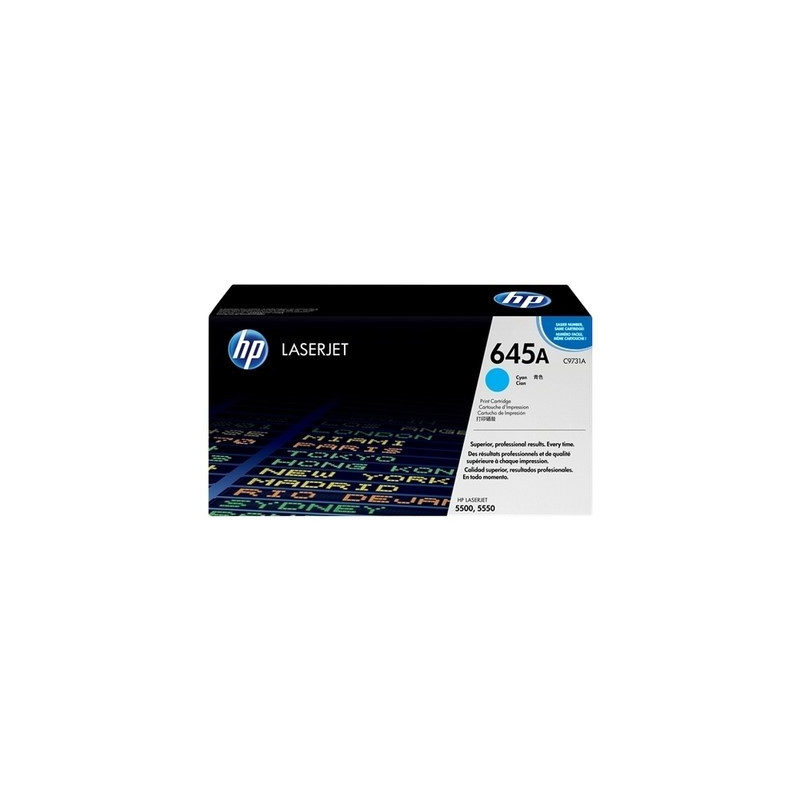 Cartouche Origine Cyan 645A – pour imprimantes HP et Canon certifiées