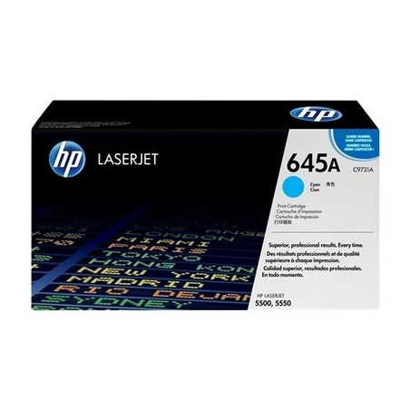 Cartouche Origine Cyan 645A – pour imprimantes HP et Canon certifiées