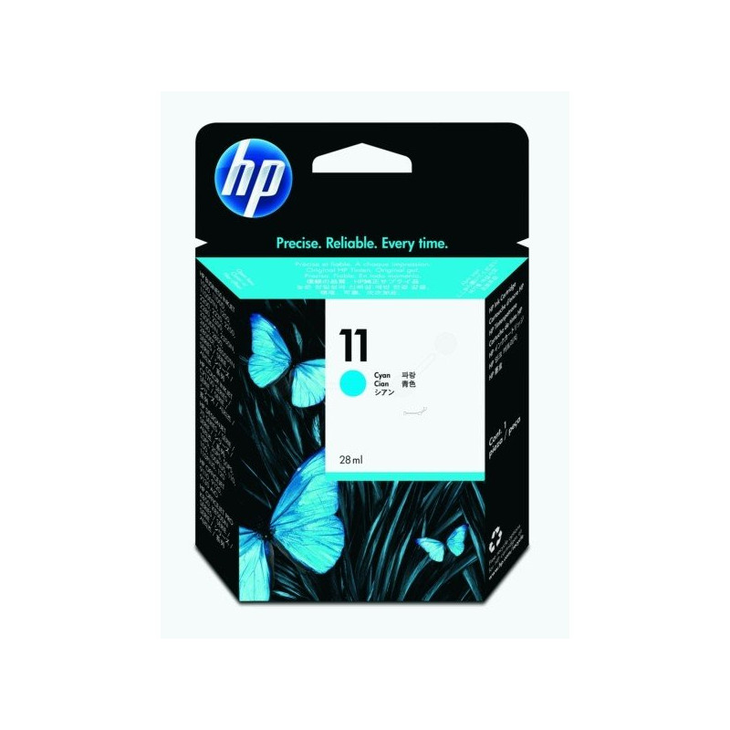Cartouche Origine HP 11 Cyan - Conforme et calibrée