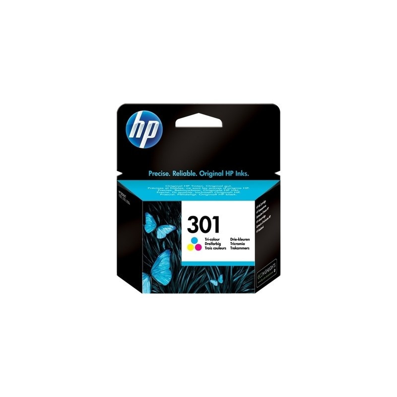 Cartouche Origine HP 301 Tricolor – Conforme et calibrée pour votre