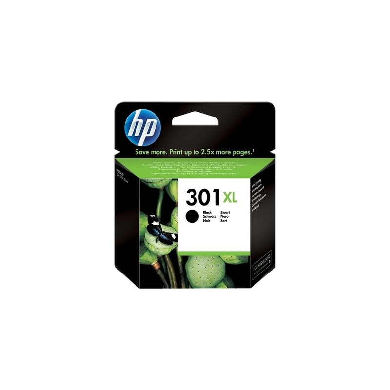 Cartouche d'origine HP 301XL Noir pour imprimantes HP DeskJet