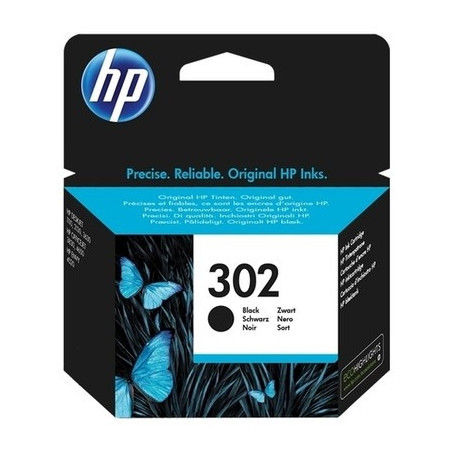 Cartouche d'origine HP 302 Noir pour imprimantes DeskJet 1110/2100