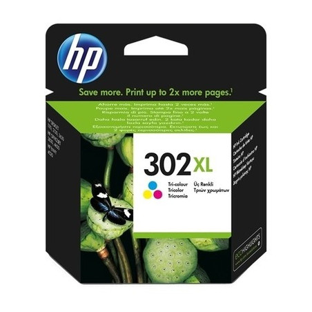 Cartouche Origine HP 302XL tricolor pour DeskJet 2130/1110