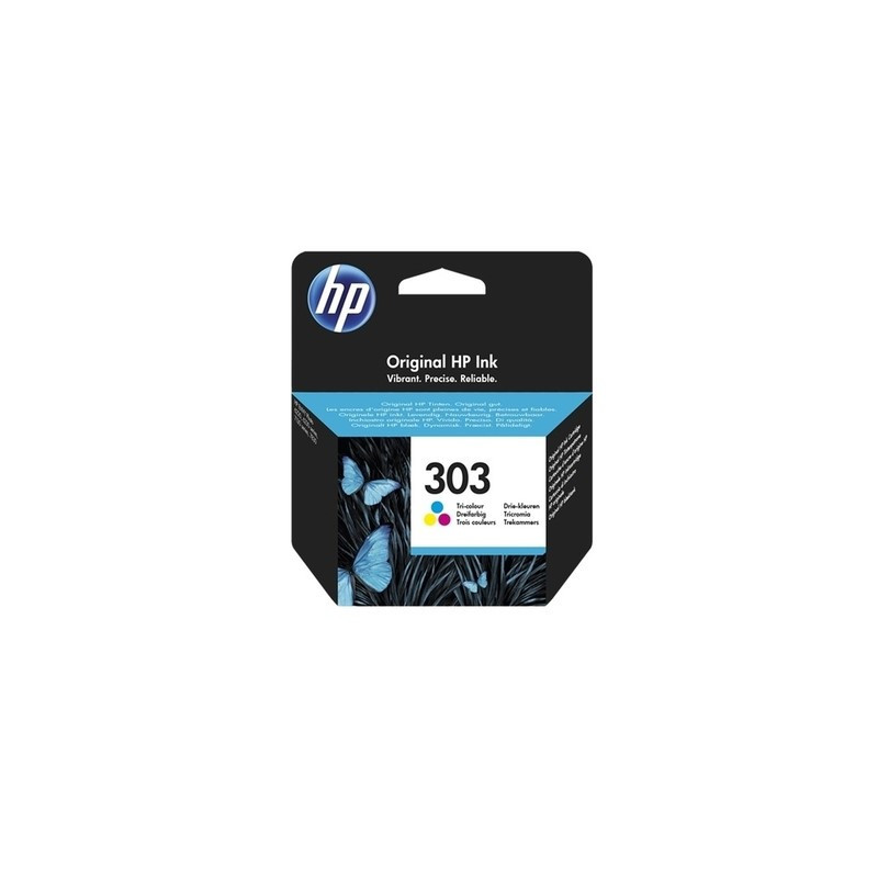 Cartouche Origine HP 303 Tricolor pour les imprimantes Envy Inspire