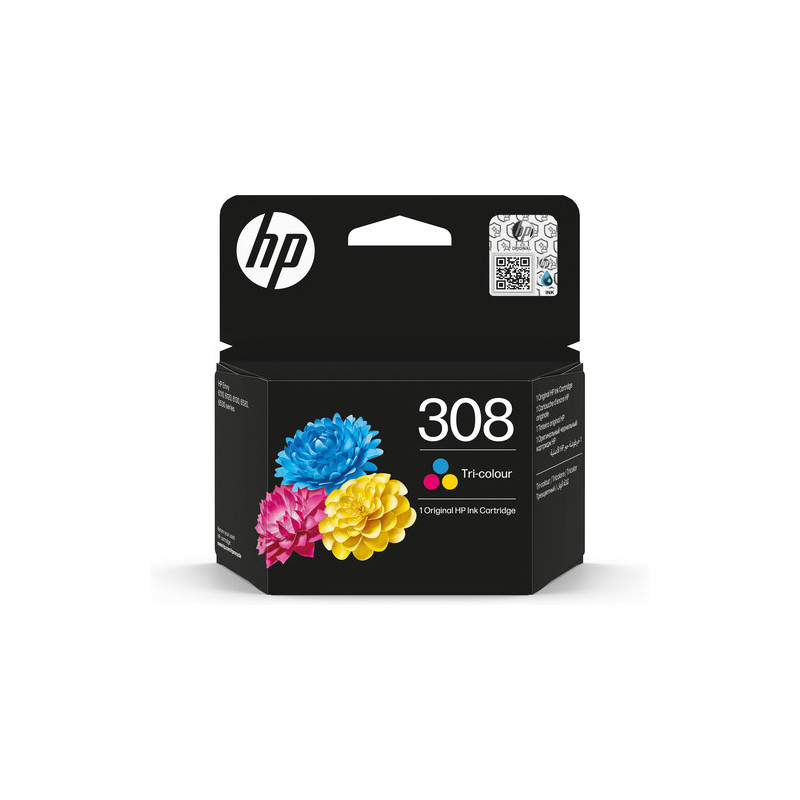 Cartouche d'origine HP 308 Tricolor pour HP DeskJet