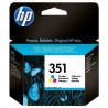 Cartouche d'origine HP 351 tricolor pour votre imprimante HP