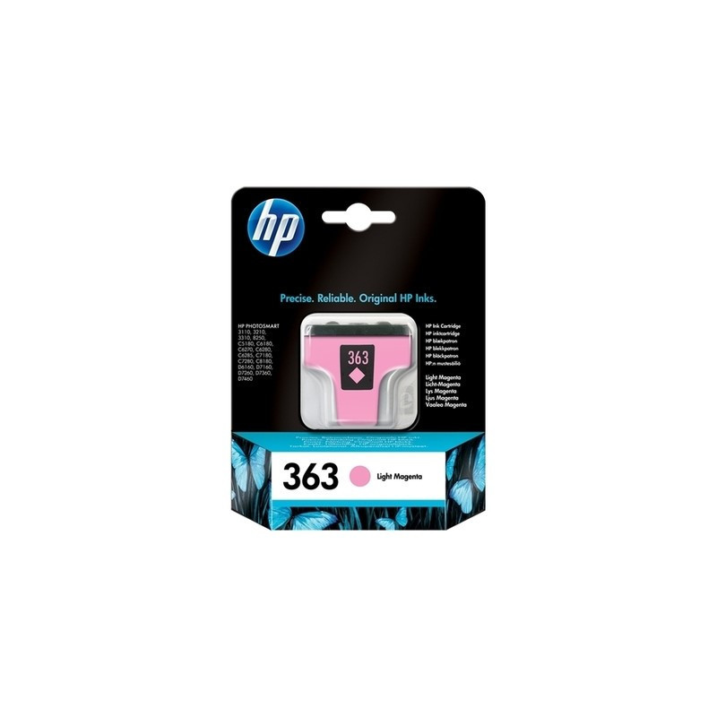Cartouche Origine HP 363 Light Magenta - Référence 363