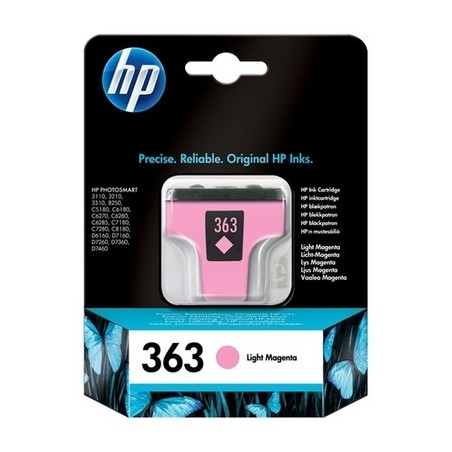 Cartouche Origine HP 363 Light Magenta - Référence 363