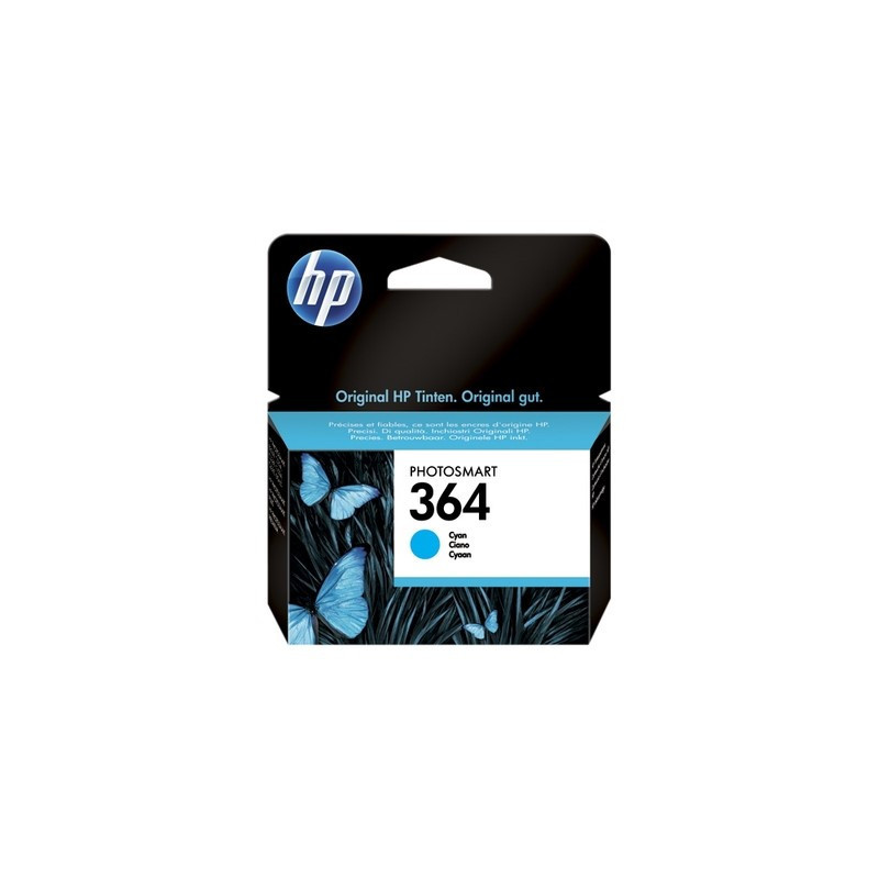 Cartouche Origine HP 364 Cyan pour imprimantes HP DeskJet 3070 /