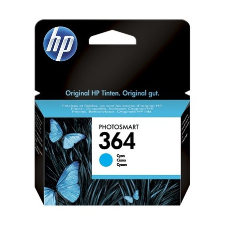 Cartouche Origine HP 364 Cyan pour imprimantes HP DeskJet 3070 /