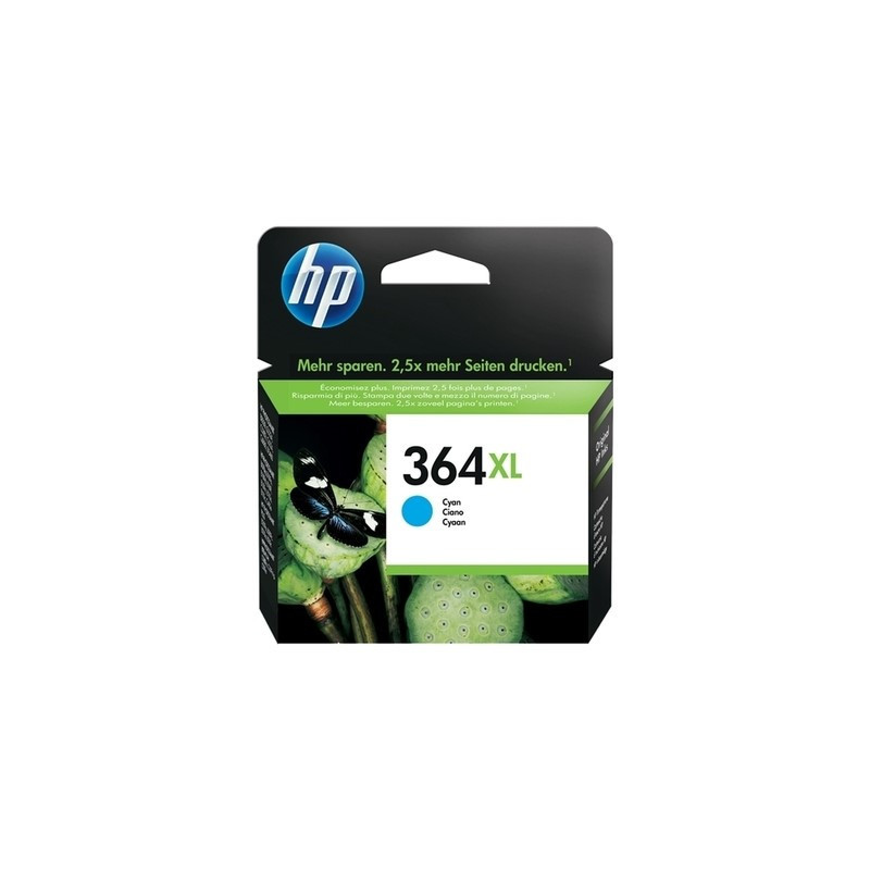 Cartouche Origine HP 364XL Cyan - Référence constructeur