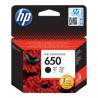 Cartouche Origine HP 650 Noir pour imprimantes HP DeskJet 1500/2500