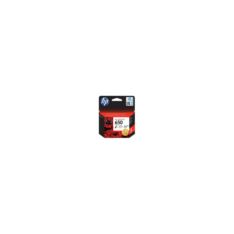 Cartouche D'Origine HP CZ102AE Tricolor 650 - Conforme HP