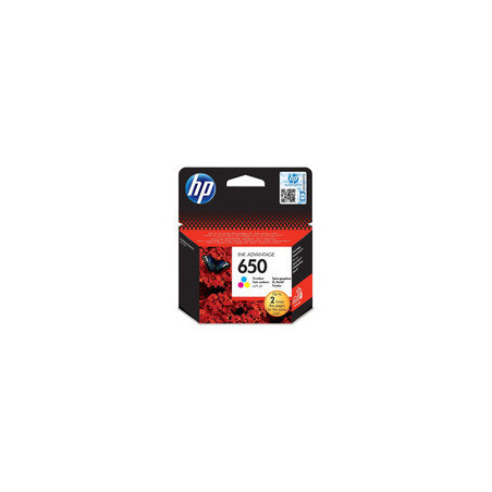 Cartouche D'Origine HP CZ102AE Tricolor 650 - Conforme HP
