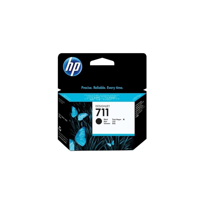 Cartouche Origine HP 711 Noir · réf. CZ133A