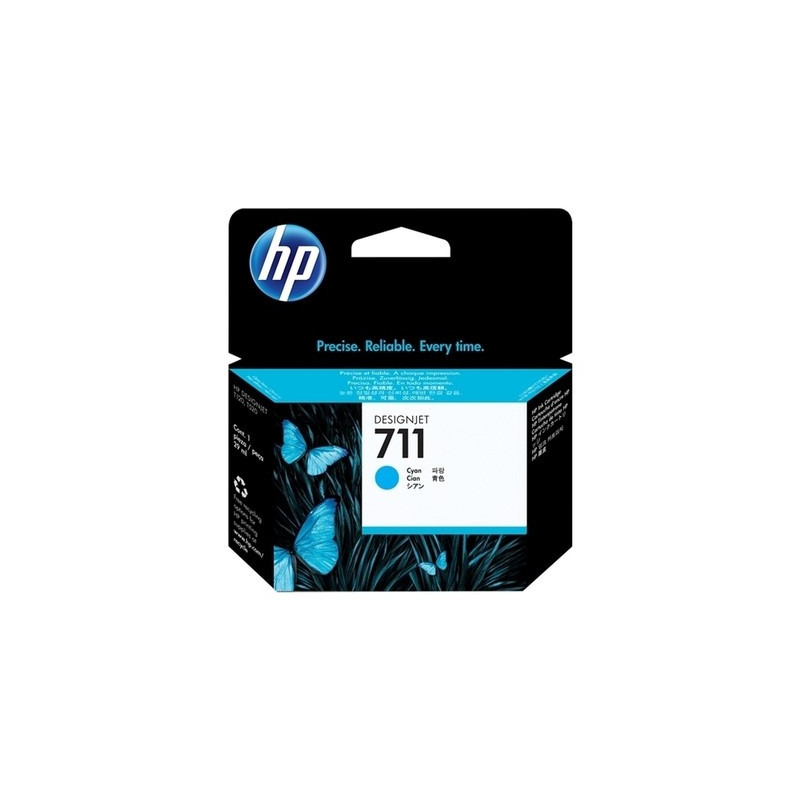 Cartouche Origine HP CZ130A Cyan (711) - Conforme et fiable