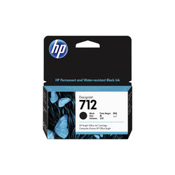 Cartouche d'encre HP 712 Noir · 38 ml