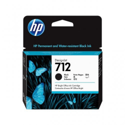 Cartouche d'encre HP 712 Noir · 80 ml