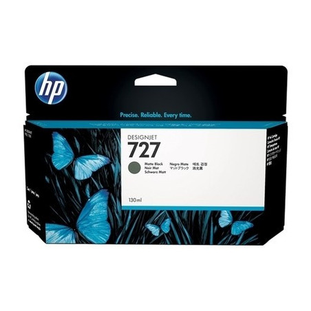 Cartouche Origine HP 727 Noir mat pour DesignJet T1500/T2500