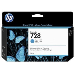 Cartouche D'encre Origine HP 728 Cyan - Conforme à votre imprimante