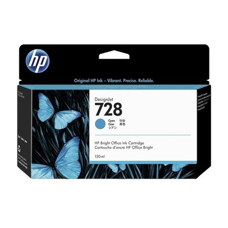 Cartouche D'encre Origine HP 728 Cyan - Conforme à votre imprimante