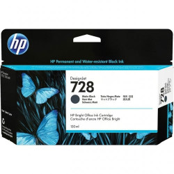 Cartouche D'encre HP 728 Noir Mat - Origine