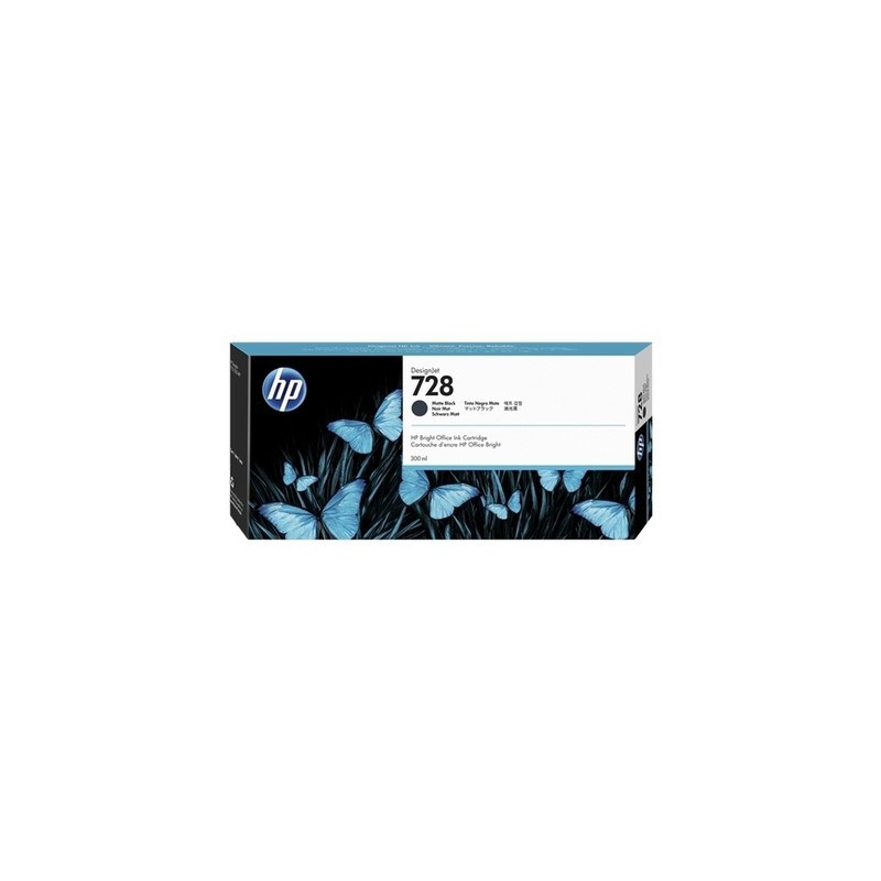 Cartouche D'Encrage Origine HP 728 Noir Mat – Conforme et reconnue
