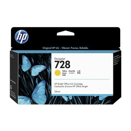Cartouche Origine Jaune HP 728 (F9J65A) – Gamme Origine