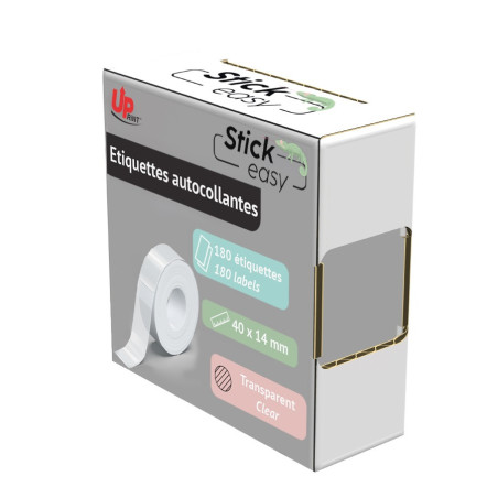 Rouleau d'étiquettes UPrint pour étiqueteuse Stick Easy UP21 · 180