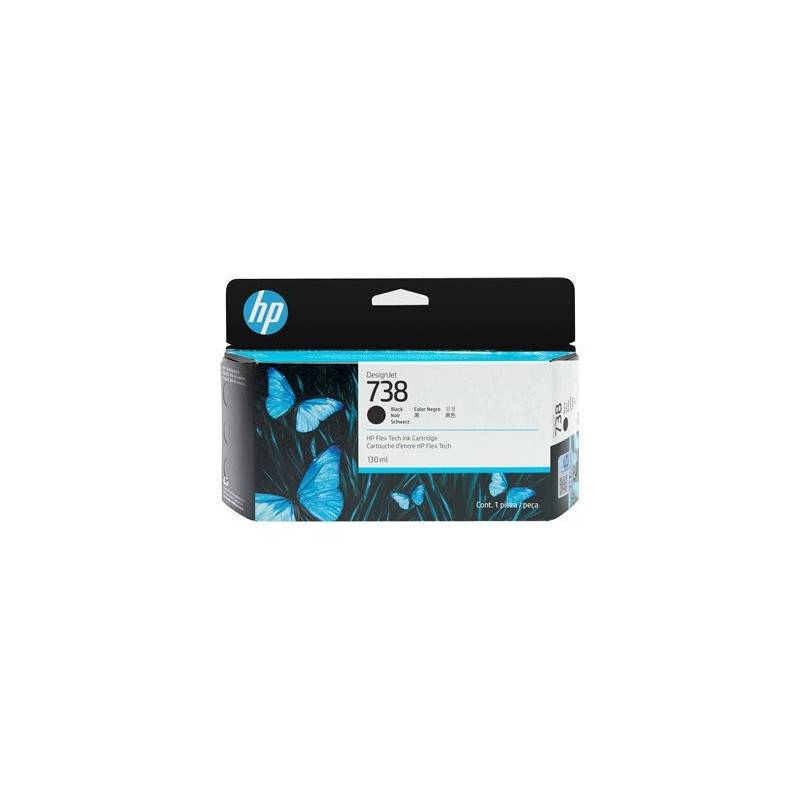 Cartouche d'encre HP 738 Noir · 130 ml