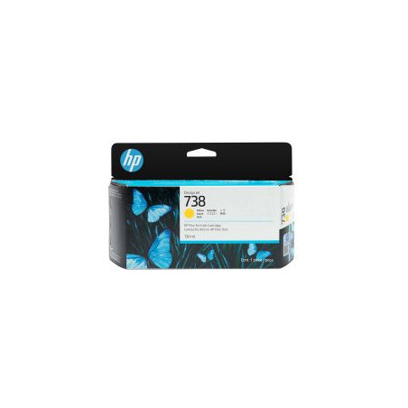Cartouche d'encre HP 738 Jaune · 130 ml