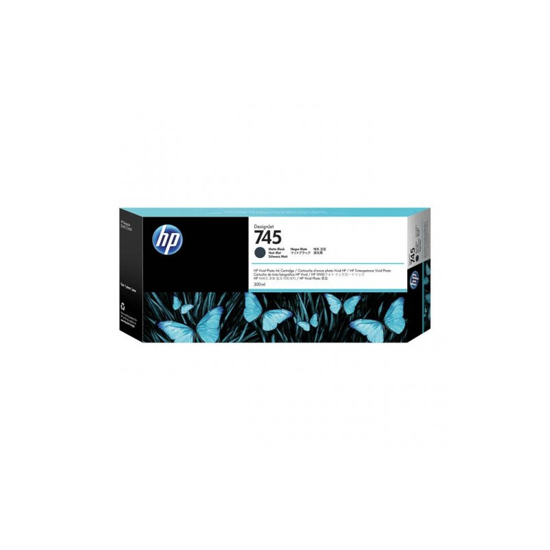 Cartouche Origine HP 745 Noir Mat | Gamme Origine · 300 ml