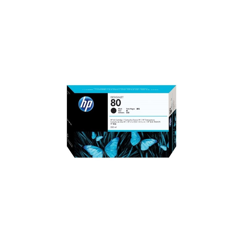 Cartouche HP DesignJet 80XL Noir Origine pour imprimantes HP DesignJet