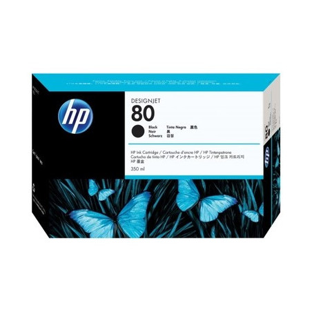 Cartouche HP DesignJet 80XL Noir Origine pour imprimantes HP DesignJet
