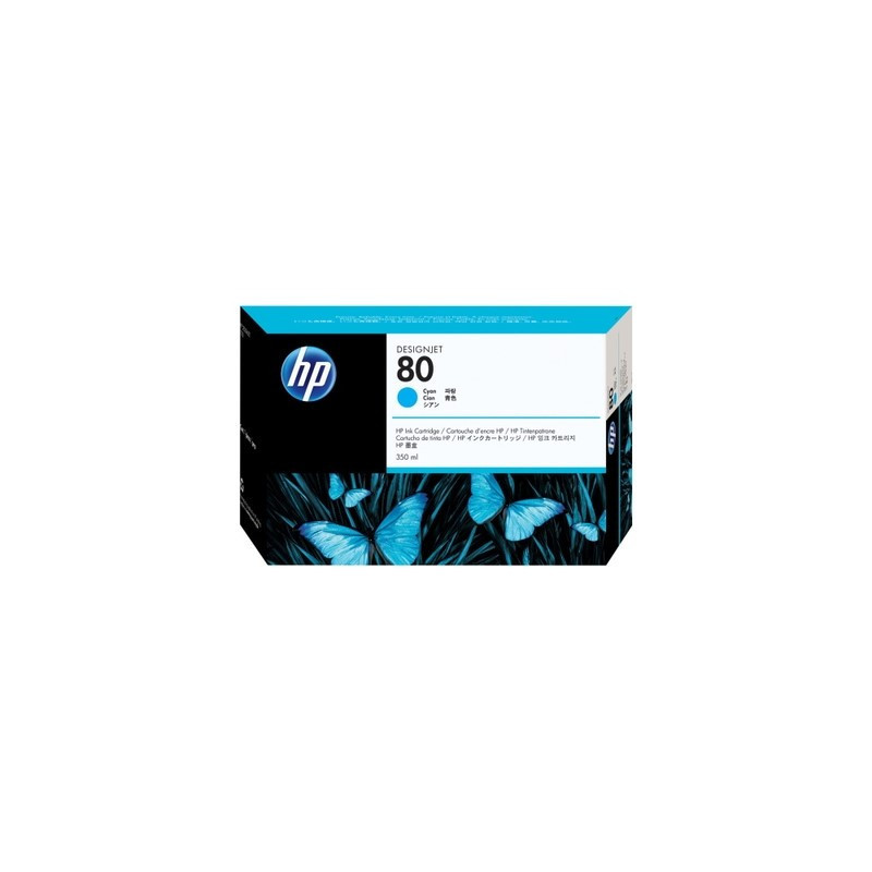 Cartouche Cyan HP Origine 80XL pour DesignJet 1050/1055