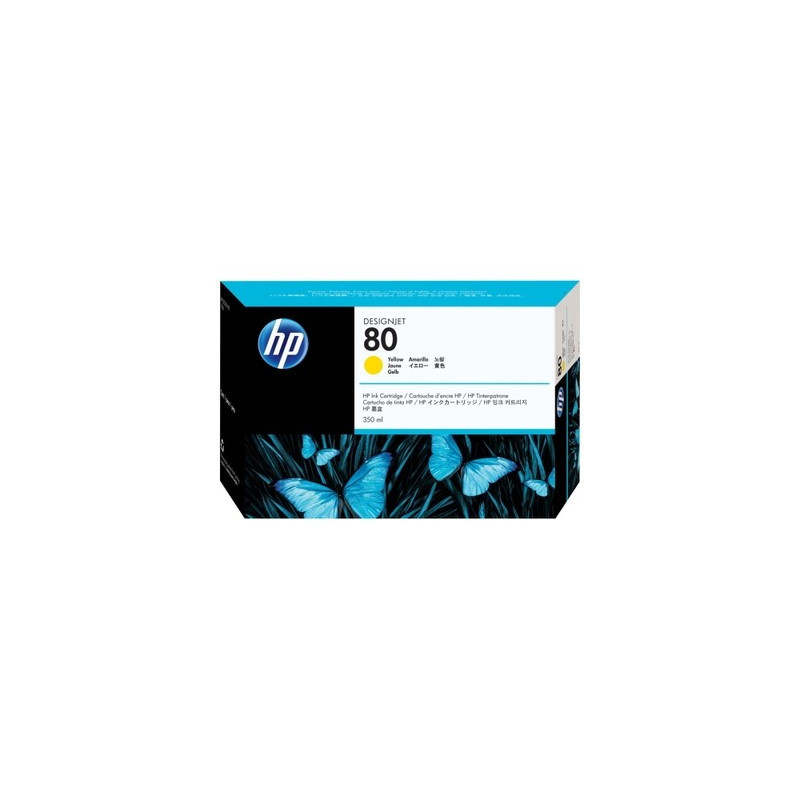 Cartouche Origine HP 80XL Jaune - Conforme et fiable