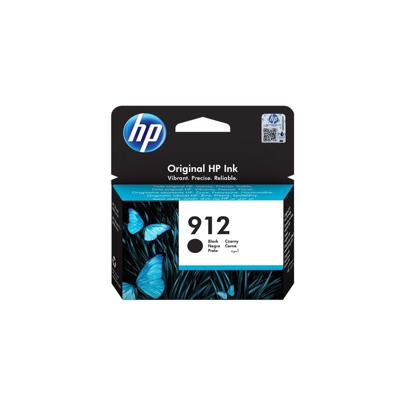 Cartouche Origine HP 912 Noir - Conforme et certifiée HP