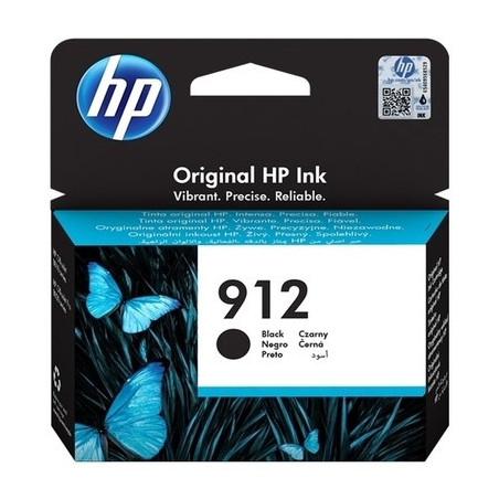Cartouche Origine HP 912 Noir - Conforme et certifiée HP