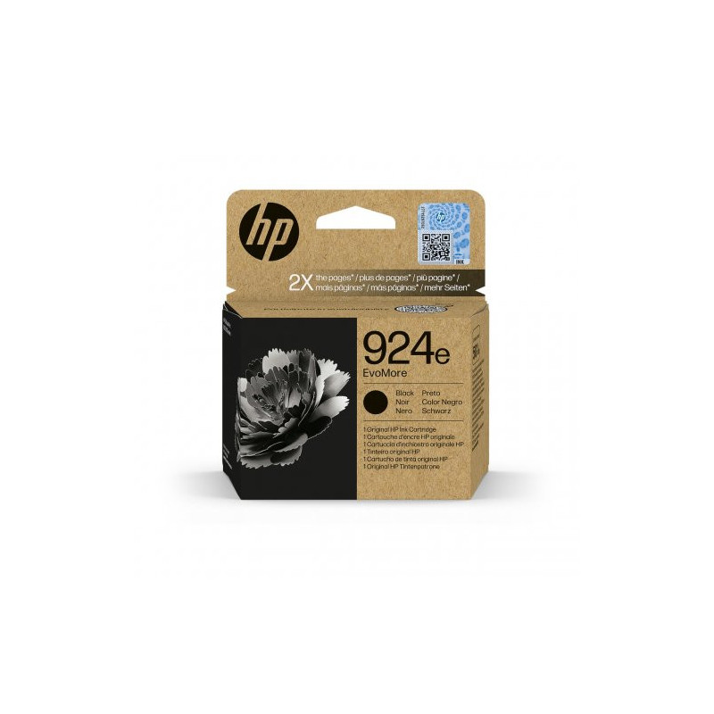 Cartouche d'encre Originale HP 4K0V0NE / 924E Noir
